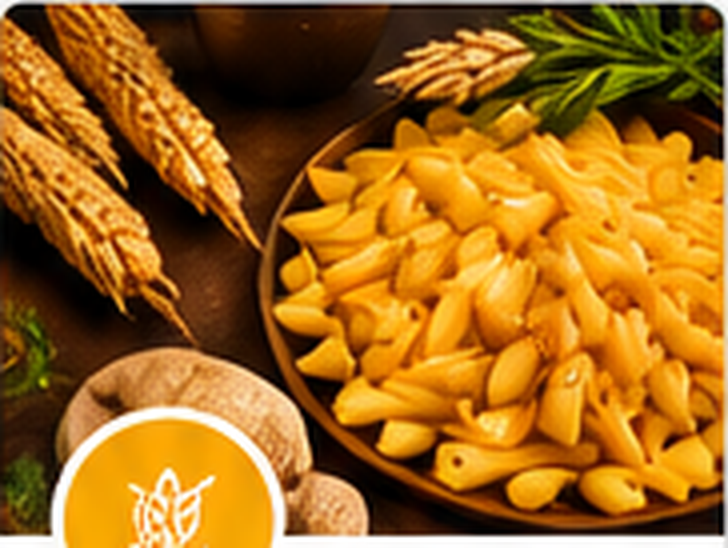 Pasta, Weizen und verpackte Lebensmittel